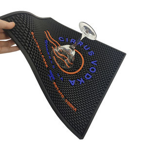 Customizable Silicone PVC <b>Bar</b> Mat Rubber Beer Spill <b>Pad</b> Pub Rail Mat Drip Tray Non Slip Counter Mat Table Mat Placemat Coaster - Product Image 5