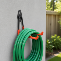 Crochets de garage robustes, étagère à outils, outils de jardin, câble de vélo, métal, silicone, rangement, crochet mural utilitaire