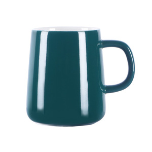 Minimalist Nordic Ceramic <b>Mug</b> Glossy Dark Green Solid Color Coffee Cup Gift For Drinks Summer 2017 - Product Image 3