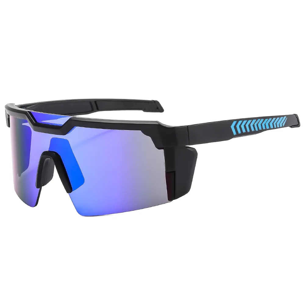 BEW Shades Übergroße Sports onnen brille Benutzer definiertes Logo P16409 UV400 Sonnenbrille Herren