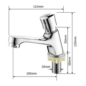 Pubblico cromo acqua risparmio tempo ritardo <span class=keywords><strong>rubinetto</strong></span> <span class=keywords><strong>lavandino</strong></span> <span class=keywords><strong>rubinetto</strong></span> <span class=keywords><strong>bagno</strong></span> <span class=keywords><strong>rubinetto</strong></span> <span class=keywords><strong>rubinetto</strong></span> <span class=keywords><strong>lavandino</strong></span> <span class=keywords><strong>per</strong></span> casa o all'aperto singolo freddo - Product Image 6