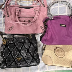 Sacs à main d'<span class=keywords><strong>occasion</strong></span> pour femmes, styles variés, sacs à bandoulière vintage avec chaîne et fermoir, sacs bandoulière en <span class=keywords><strong>cuir</strong></span> matelassé losanges, sacs d'<span class=keywords><strong>occasion</strong></span> - Product Image 4