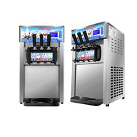 Machine à crème glacée molle Offre Spéciale Sorbetière nouvelle condition avec poudre de crème glacée au lait de yaourt et ingrédients de sirop