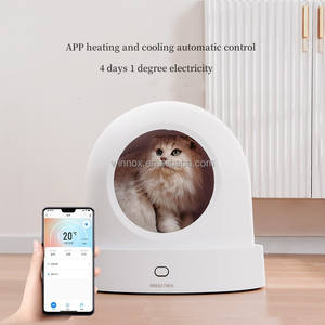 2025 Accesorios Para Mascotas Control de temperatura casa inteligente para mascotas WIFI APP conectar Cama de Gato cama de autocalentamiento para mascotas - Product Image 6
