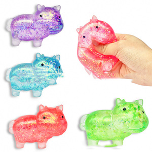 Jouet à presser en forme de vache en sequins de maltose ultra-doux, portable, pour tous les âges, cadeau anti-stress, design créatif enrichi en maltose - Product Image 1