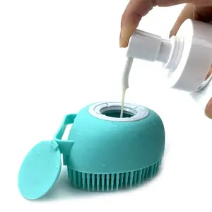 فرش استحمام مخصصة للحيوانات الأليفة مع شعار مخصص فرشاة استحمام سيليكون للعناية بالكلاب لمنتجات الاستحمام للحيوانات الأليفة والقطط - Product Image 1