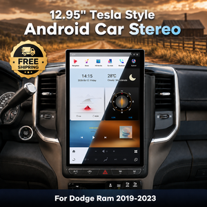 Pour Dodge Ram 2019 2020 2021 <span class=keywords><strong>2022</strong></span> 2023 Lecteur multimédia Android 13 de 12,95 pouces Snapdragon 665 <span class=keywords><strong>DVD</strong></span> Bluetooth WiFi GPS CarPlay Auto - Product Image 1