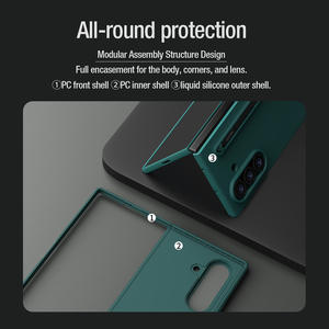 Funda protectora para teléfono Nillkin Flex Pure Fold que no amarillea con lápiz óptico para Samsung <span class=keywords><strong>Galaxy</strong></span> Z Fold 7 Business Design - Product Image 4