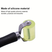 Outil manuel de pose de rouleaux amortisseurs en silicone, bois et fer pour modification automobile, garantie 3 ans, outils de construction, gaufrage à l'encre