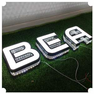 ป้ายประตูดาโกะ, ตัวอักษรอะคริลิกเรืองแสง, ไฟ LED โลหะ, ตัวอักษรเรืองแสงสามมิติสำหรับภายนอกอาคาร - Product Image 3