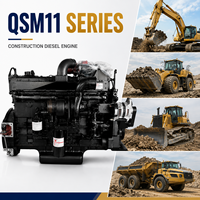 Motor Diésel Cummins QSM11-C290 de 216 kW y 290 HP para Construcción, 10.8 L, 2100 rpm, Turbo, 6 Cilindros, para Excavadora y Cargadora de Ruedas