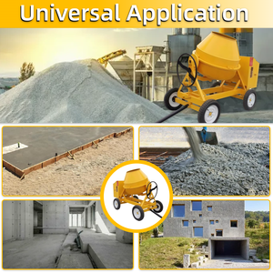 コンクリートミキサーのユニバーサルディーゼルモバイル小型コンクリートセメントドライミキサー機価格 - Product Image 5