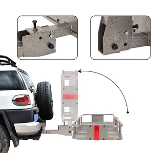 Remolque de Carga Plegable para Enganche de Remolque 60"x 21" con Bolsa de Carga y Red - Product Image 4