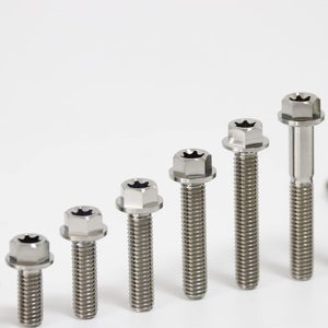 Bu lông Titan chất lượng cao TOBO 2 chiếc M6, đầu lục giác có gờ, bu lông có gờ tùy chỉnh cho xe máy, xe đạp - Product Image 1