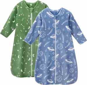 Saco de dormir de lana de manga larga para bebé niña, suave y transpirable - Product Image 5