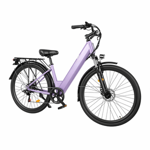 Bicicleta Eléctrica de 36V 10.5Ah 250W con Ruedas Grandes, Batería de Litio, Motor sin Escobillas, Bicicleta Eléctrica Híbrida para Mujer - Product Image 5