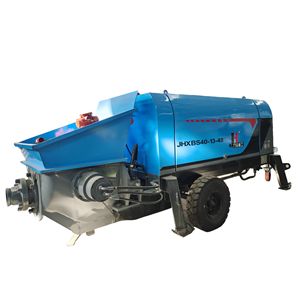 ماكينة نقل الخرسانة الصغيرة المحمولة بالديزل من JIUHE ، مضخة نقل الأسمنت الصغيرة المتنقلة - Product Image 3