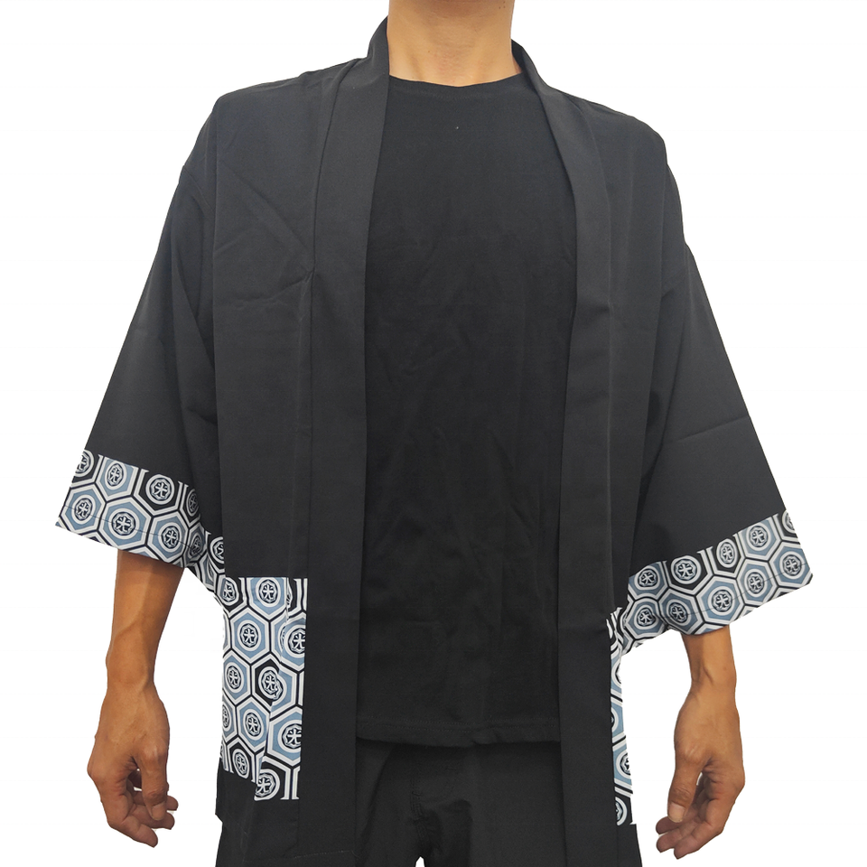 Chaquetas casuales para hombre de encargo de Streetwear del kimono del poliéster del nuevo diseñador de moda