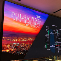 Petit panneau d'affichage LED intérieur 4K 8K P1.25 P1.875 écran TV LED pour la signalisation et l'affichage numériques