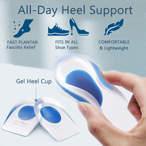 Kể từ khi Gel gót chân đệm Pads spurs Pain Relief plantar Fasciitis tự dính Silicone pu gel gót chân Cup cho plantar Fasciitis - Product Image 4