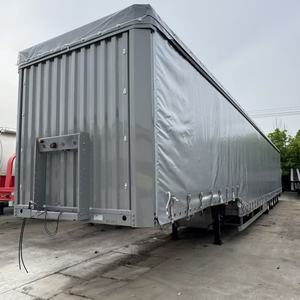 Semirremolque de 3 Ejes con Cortina Lateral, Depósito del 10%, Garantía de por Vida y Repuestos Gratuitos |   Cortina Impermeable de Alta Calidad - Product Image 3