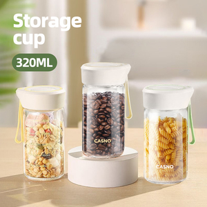 Botella de Vidrio de Borosilicato de Alta Calidad con Infusor de Té y Taza de Almacenamiento, Venta al por Mayor - Product Image 2