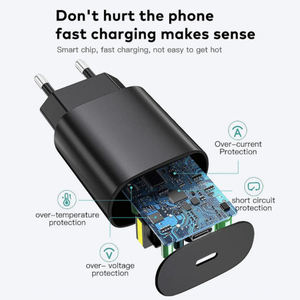 35W EU/US/UK USB tipo C cargador de pared PD carga rápida adaptador de viaje cargador de pared - Product Image 2