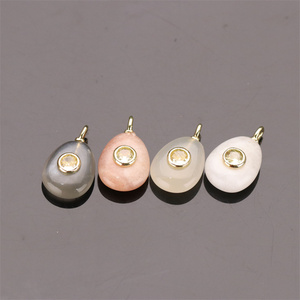 Ciondoli <span class=keywords><strong>a</strong></span> <span class=keywords><strong>Goccia</strong></span> in Pietra Dura e Cristallo Naturale per Creazione di Gioielli Collane Fai da Te Orecchini e Accessori - Product Image 2