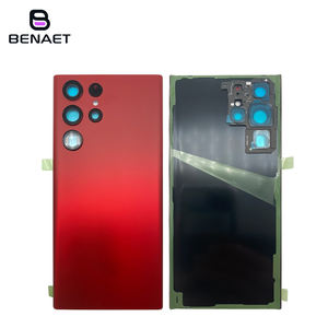 Boîtier de téléphone portable S22u boîtier de batterie arrière pièces de <span class=keywords><strong>coque</strong></span> de rechange avec lentille <span class=keywords><strong>S22</strong></span> <span class=keywords><strong>Ultra</strong></span> couvercle arrière en verre pour Samsung Galaxy S908 - Product Image 2