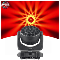 Projecteur de scène à tête mobile 19x40W RGBW, 19 pièces, étanche, en aluminium moulé sous pression, DMX 512, pour mariages