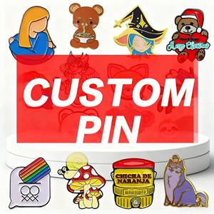 Badges personnalisés en gros, en métal, en fer, en alliage de zinc, moulés, découpés, émaillés (soft et dur), épingles de revers pour chapeaux et vêtements - Product Image 2