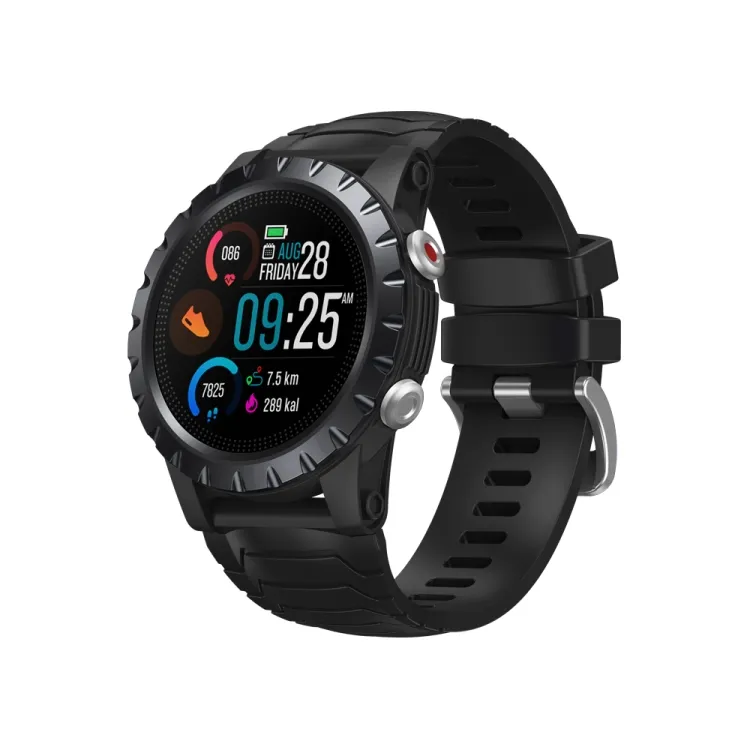 Spedizione veloce Zeblaze Stratos GPS 1.32 pollici 50m impermeabile Smart Watch supporto Monitor del sonno/cardiofrequenzimetro