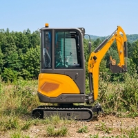 Mini-excavatrice sur chenilles compacte tout-terrain JIAHE 8016 de 1,6 tonne avec moteur Euro 5, boîte de vitesses, pompe et moteur de 10,2 kW, haute puissance de creusement, garantie 1 an