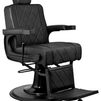 Fauteuil de Barbier Hydraulique Moderne avec Fonctionnalités Pliables et Réglables en Hauteur pour Utilisation en Salon Commercial