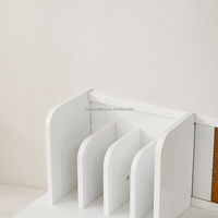 Ensemble table et chaise d'étude pour enfants, style moderne, pour chambre et salon, avec fonctions de sécurité, couleur bois blanc