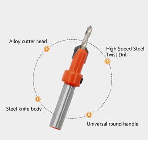 ดอกสว่านเจาะแบบ Countersink สำหรับงานไม้ เครื่องมือลบคมสกรู - Product Image 3