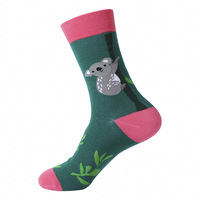 Chaussettes mi-tubes en coton à la mode, automne et hiver, mignonnes chaussettes européennes et américaines croisées