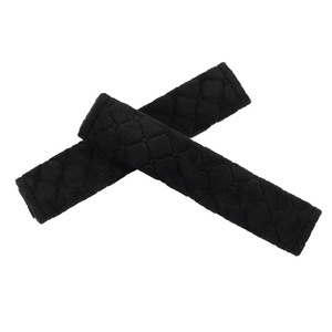Couvre-ceintures de sécurité 250 mm x 60 mm, coussinets matelassés noirs pour ceintures de sécurité de voiture, pour usage automobile - Product Image 2