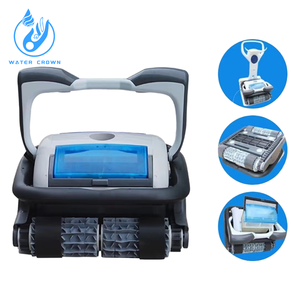 Nettoyeur de <span class=keywords><strong>piscine</strong></span> robotisé Water Crown, robot de nettoyage automatique qui grimpe aux murs avec des brosses de récurage pour <span class=keywords><strong>piscine</strong></span> creusée - Product Image 5