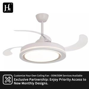 42 Inch Smart Tuya Invisible Blade Ventilador De Techo Modern Retractable <b>Ceiling</b> <b>Fans</b> With <b>Led</b> Lights and Remote - Product Image 6