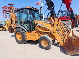 Chargeuse-pelleteuse CASE 580 Super M d'occasion 4x4 |   Chargeur sur tracteur extensible de 14 pieds de profondeur avec godet 4-en-1 et cabine climatisée pour la construction - Product Image 5
