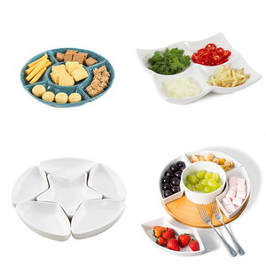 5 Pieces Custom Combination White Porcelain Wholesale Nut <strong>Set</strong> of <strong>Dishes</strong> Ceramic <strong>Serving</strong> <strong>Dish</strong> <strong>Set</strong> - Product Image 6