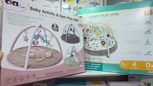 <span class=keywords><strong>Tapis</strong></span> de bébé rampant en coton de qualité supérieure avec matelas de <span class=keywords><strong>jeu</strong></span> de musique Toddler Colorbox Activity Infant Game Gym avec jouets détachables en peluche - Product Image 6