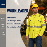 Chemise ignifuge haute visibilité NFPA 2112 pour les travailleurs du pétrole et du gaz