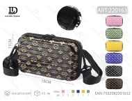 Borsa a tracolla in plastica con monogramma e chiusura con cerniera per donna, per tutte le stagioni - Product Image 3