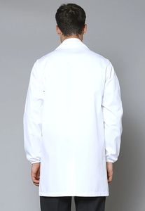 Manteaux dentaires hydrofuges blouse de laboratoire blanche vente en gros manchette élastique blouse de laboratoire courte blanche hommes - Product Image 3