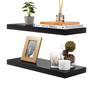 Étagères flottantes en bois pour mur Ensemble de 2 étagères flottantes <span class=keywords><strong>longues</strong></span> de ferme Étagères en bois pour salle de bain pour montage mural - Product Image 5