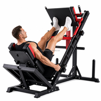 Zoshine Machine combinée presse à jambes latérale et hack squat, équipement de fitness pour la maison, station d'entraînement de force pour le bas du corps