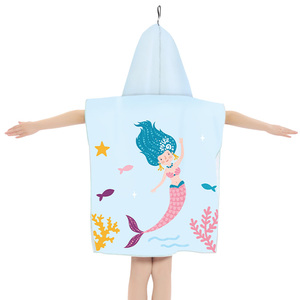 Serviette de bain à capuche, serviette de plage, douce, pour bébés, dinosaures, couverture de piscine, Poncho, <span class=keywords><strong>Cape</strong></span>, cadeau pour enfants de 1 à 7 ans, lot de pièces - Product Image 4