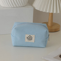 Sac de rangement pour maquillage coloré et tendance avec fermeture éclair et logo personnalisé pour les voyages